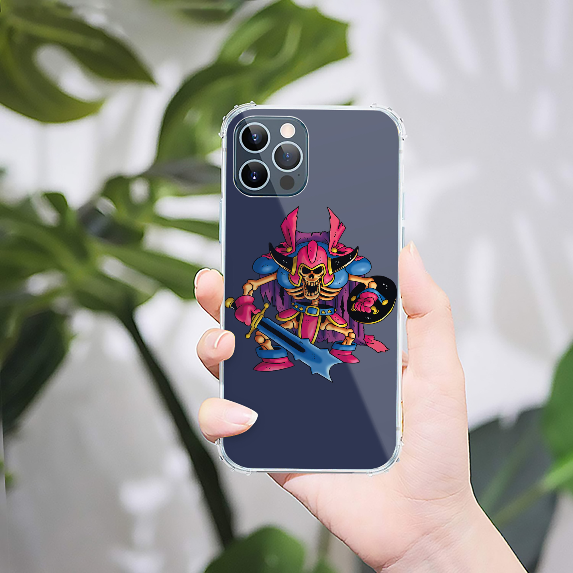 （画像用） ドラゴンクエスト Doragon Kuesuto Dragon Quest 【iPhone 12シリーズ対応】透明スマホケース（クリアソフトケース）